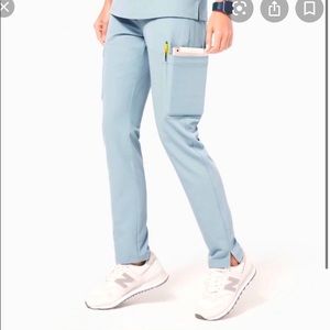 Figs Dusty Blue Yola Scrubs